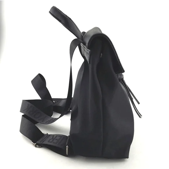 Botkier Trigger Backpack Black Nylon Multi Functional Adjustable Shoulder Straps - Picture 3 of 15